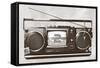 Stereo Broadcast-Hidden Moves-Framed Stretched Canvas