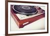 Stereo Turntable Vinyl Record Player Analog Retro Vintage Angle View-Viktorus-Framed Photographic Print