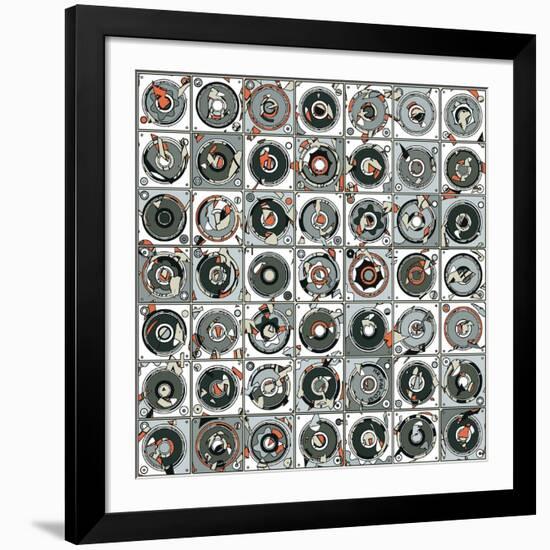 Stereogram-HR-FM-Framed Art Print