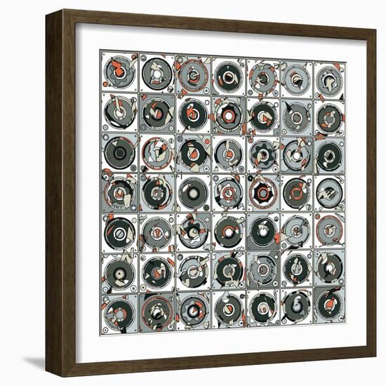 Stereogram-HR-FM-Framed Art Print