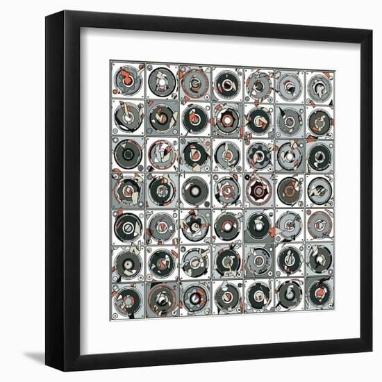 Stereogram-HR-FM-Framed Art Print