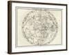 Stereographic Southern Hemisphere, 1687-Science Source-Framed Giclee Print