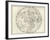 Stereographic Southern Hemisphere, 1687-Science Source-Framed Giclee Print