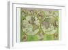 Stereographic World Map with Insets of Polar Projections-Vincenzo Coronelli-Framed Art Print