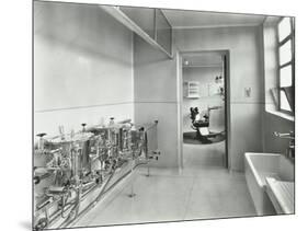 Sterilizing and Dental Theatre, Saint Ebbas Hospital, Surrey, 1938-null-Mounted Photographic Print