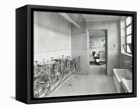 Sterilizing and Dental Theatre, Saint Ebbas Hospital, Surrey, 1938-null-Framed Stretched Canvas