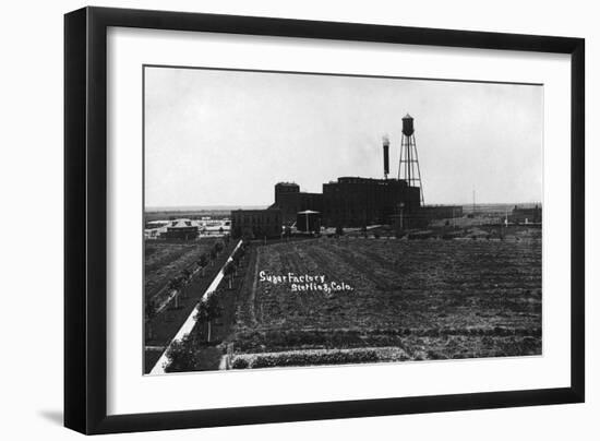 Sterling, Colorado - Sugar Factory-Lantern Press-Framed Art Print