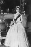 HM Queen Elizabeth II at Buckingham Palace, 12th March 1953-Sterling Henry Nahum Baron-Laminated Photographic Print