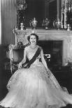 HM Queen Elizabeth II at Buckingham Palace, 12th March 1953-Sterling Henry Nahum Baron-Photographic Print