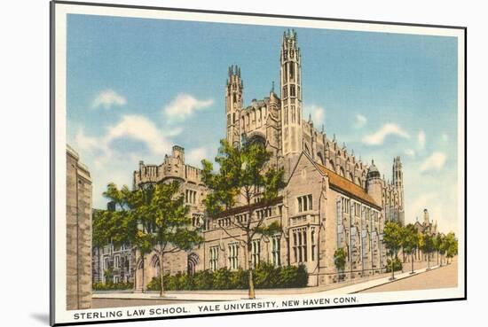 Sterling Law School, Yale, New Haven, Connecticut-null-Mounted Art Print