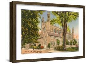 Sterling Law School, Yale, New Haven, Connecticut-null-Framed Art Print