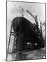 Stern of Ocean Liner Queen Elizabeth-null-Mounted Photographic Print