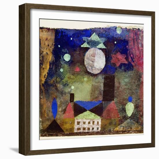 Stern über bösen Häusern-Paul Klee-Framed Giclee Print