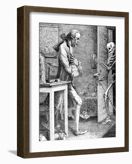 Sterne and Death, 1768-Thomas Patch-Framed Giclee Print