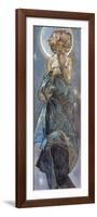 Sterne: Der Mond, 1902-Alphonse Mucha-Framed Giclee Print