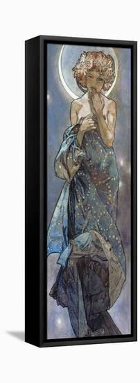 Sterne: Der Mond, 1902-Alphonse Mucha-Framed Stretched Canvas