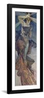 Sterne: Der Morgenstern, 1902-Alphonse Mucha-Framed Premium Giclee Print