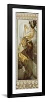 Sterne: Der Polarstern, 1902. (Variante B)-Alphonse Mucha-Framed Giclee Print