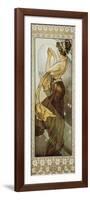 Sterne: Der Polarstern, 1902. (Variante B)-Alphonse Mucha-Framed Giclee Print