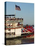 Sternwheeler on the Mississippi River, New Orleans, Louisiana, USA-Ethel Davies-Stretched Canvas