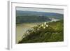 Sterrenberg Castle and River Rhine, Rhineland-Palatinate, Germany, Europe-Jochen Schlenker-Framed Photographic Print