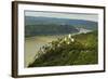 Sterrenberg Castle and River Rhine, Rhineland-Palatinate, Germany, Europe-Jochen Schlenker-Framed Photographic Print