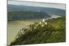 Sterrenberg Castle and River Rhine, Rhineland-Palatinate, Germany, Europe-Jochen Schlenker-Mounted Photographic Print