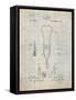 Stethoscope Patent-Cole Borders-Framed Stretched Canvas