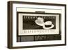 Stetson Hat Billboard-null-Framed Art Print