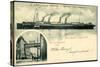 Stettin Bredow, Vulcan, Hapag, Dampfer Deutschland-null-Stretched Canvas