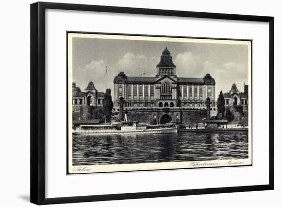 Stettin Pommern, Henterrasse, Museum, Dampfer Stettin-null-Framed Giclee Print