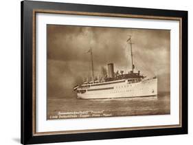 Stettiner Dampfschifffahrtsges., Dampfer Preußen-null-Framed Giclee Print