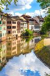 Colmar, Petit Venice, Bridge, Bike and Traditional Houses. Alsace, France.-stevanzz-Photographic Print