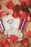 Photograph of Soldier in Uniform-Steve Allsopp-Framed Stretched Canvas