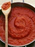 Pan of Home-Made Tomato Sauce-Steve Baxter-Photographic Print