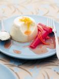 Panna Cotta with Rhubarb-Steve Baxter-Photographic Print