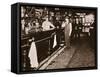 Steve Brodie in His Bar, the New York City Tavern-American Photographer-Framed Stretched Canvas