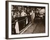 Steve Brodie in His Bar, the New York City Tavern-American Photographer-Framed Photographic Print