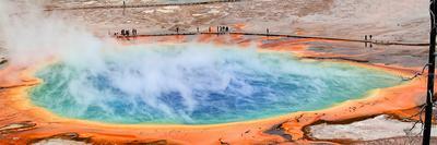 Grand Prismatic Spring in Yellowstone-Steve Byland-Framed Stretched Canvas