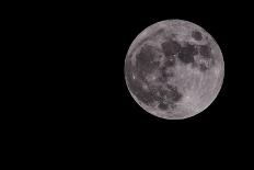 Full Moon Isolated on a Black Sky-Steve Collender-Photographic Print