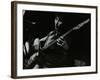 Steve Cook Playing Bass Guitar at the Stables, Wavendon, Buckinghamshire-Denis Williams-Framed Photographic Print