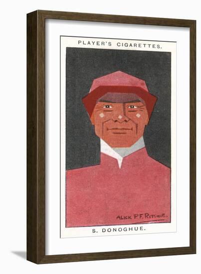 Steve Donoghue - English Flat-Race Jockey-Alick P.f. Ritchie-Framed Art Print