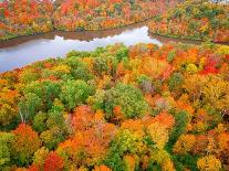 Drone Aerial Panorama's in Autumn Fall-Steve Ellis-Photographic Print