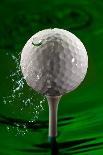 Green Golf Ball Splash-Steve Gadomski-Photographic Print
