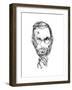 Steve Jobs-Octavian Mielu-Framed Art Print