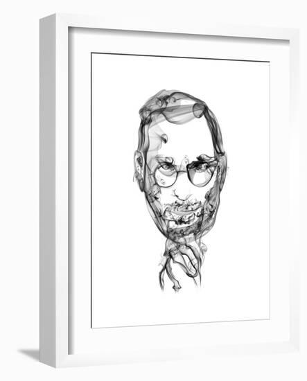 Steve Jobs-Octavian Mielu-Framed Art Print