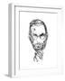 Steve Jobs-Octavian Mielu-Framed Art Print