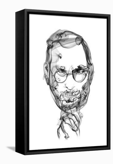 Steve Jobs-O.M.-Framed Stretched Canvas