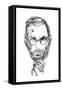 Steve Jobs-O.M.-Framed Stretched Canvas