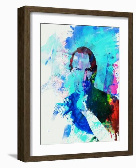 Steve Jobs-Nelly Glenn-Framed Art Print